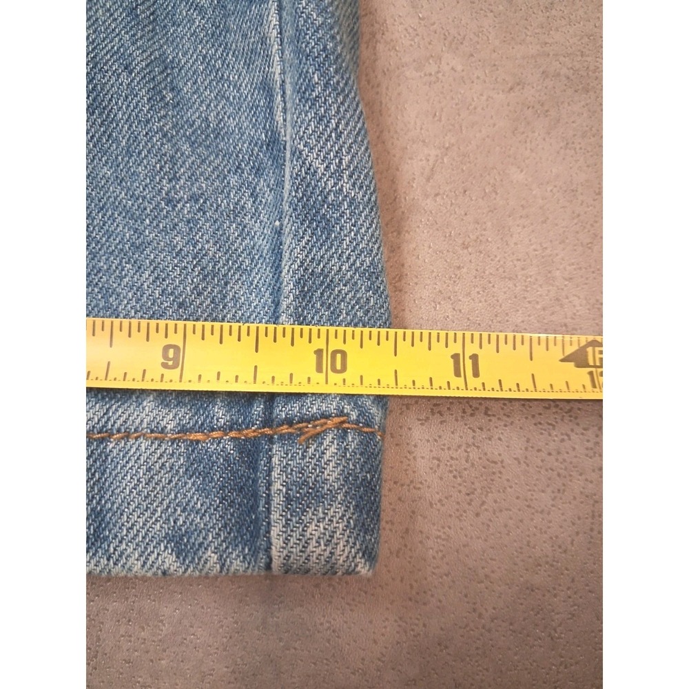 New S.O.N.G Low Rise Baggy Jeans Womens Size 9 Cotton Carpenter - Picture 7 of 8